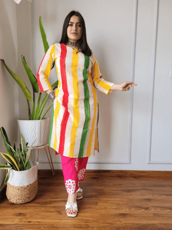 Cotton Kurti with Pants