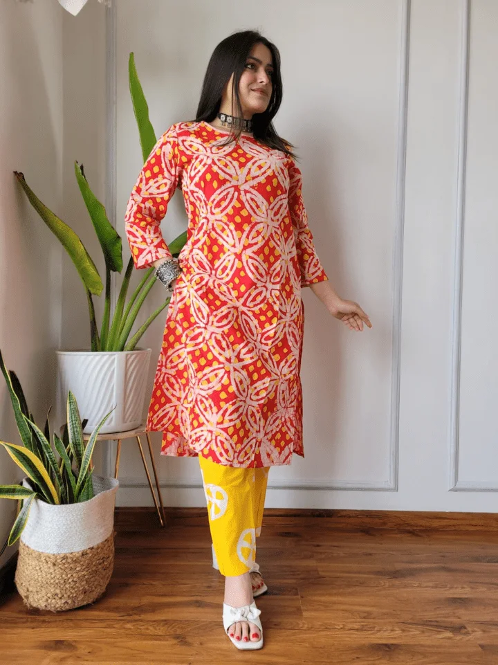 Cotton Kurti with Pants