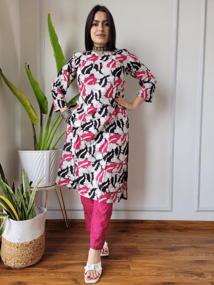 Cotton Kurti with Pants