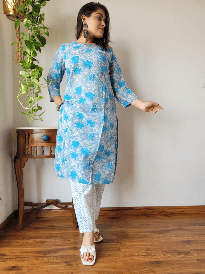 Cotton Kurti with Pants