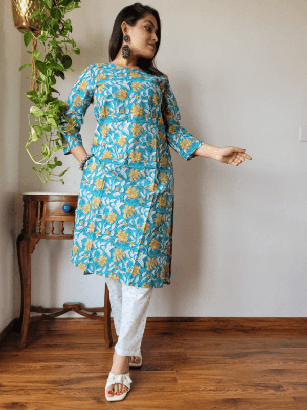 Cotton Kurti with Pants