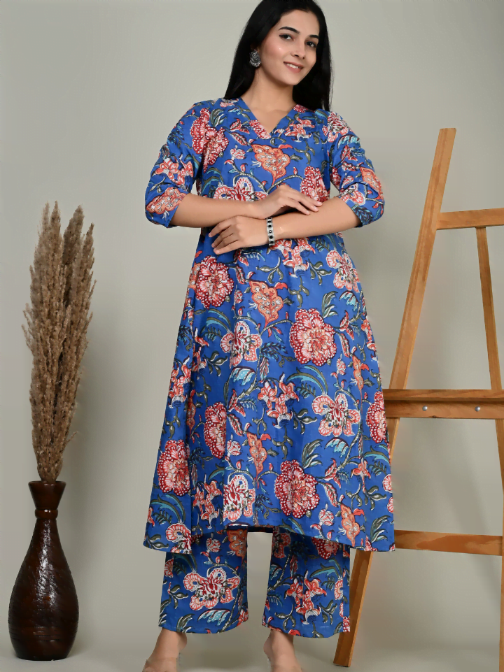 Cotton Kurti with Palazzo for Women