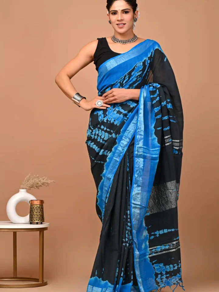 Linen Saree for Women