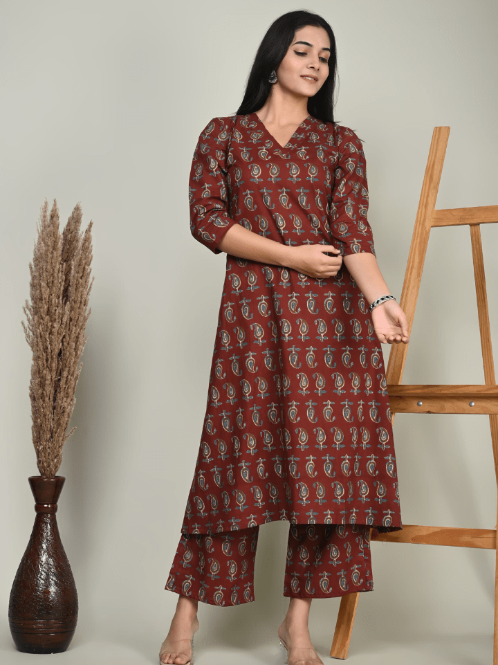 Cotton Kurti with Palazzo