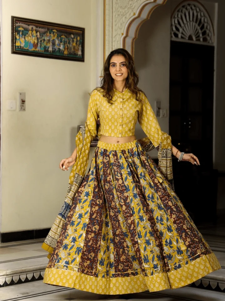 Yellow Color Lehenga