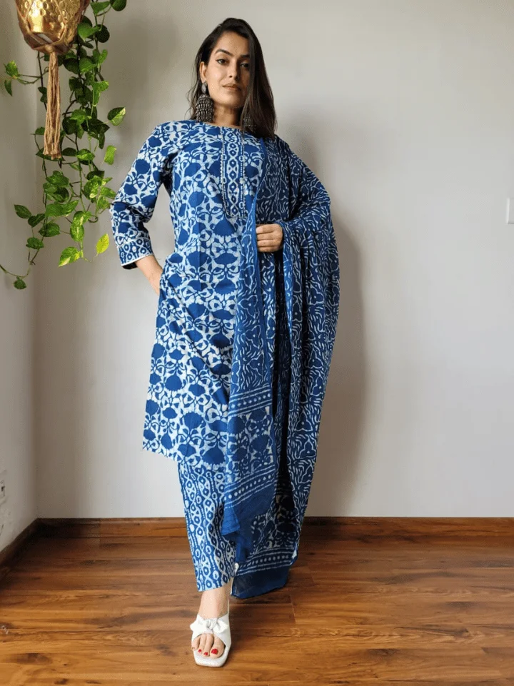 Cotton Suits with Dupatta