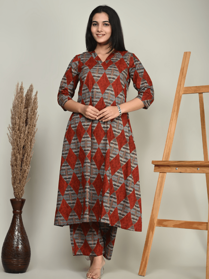 Cotton Kurti with Palazzo