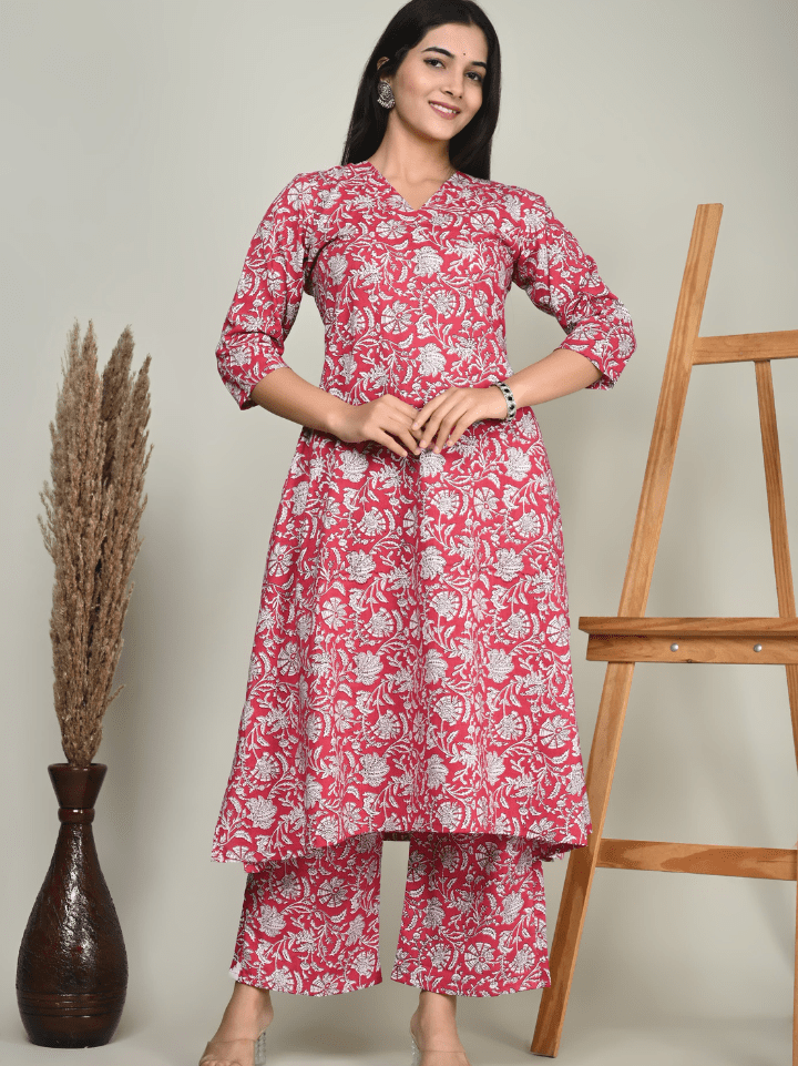 Cotton Kurti with Palazzo