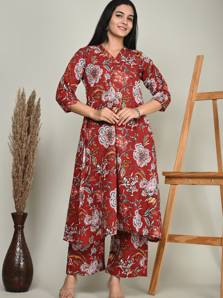 Cotton Kurti with Palazzo