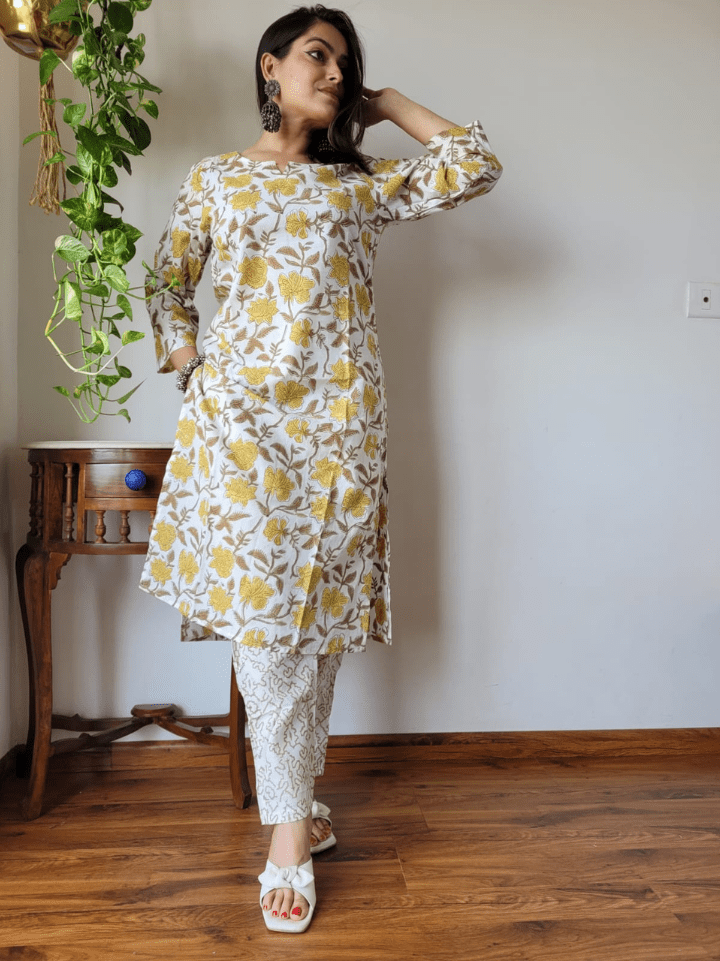 Cotton Kurti with Pants