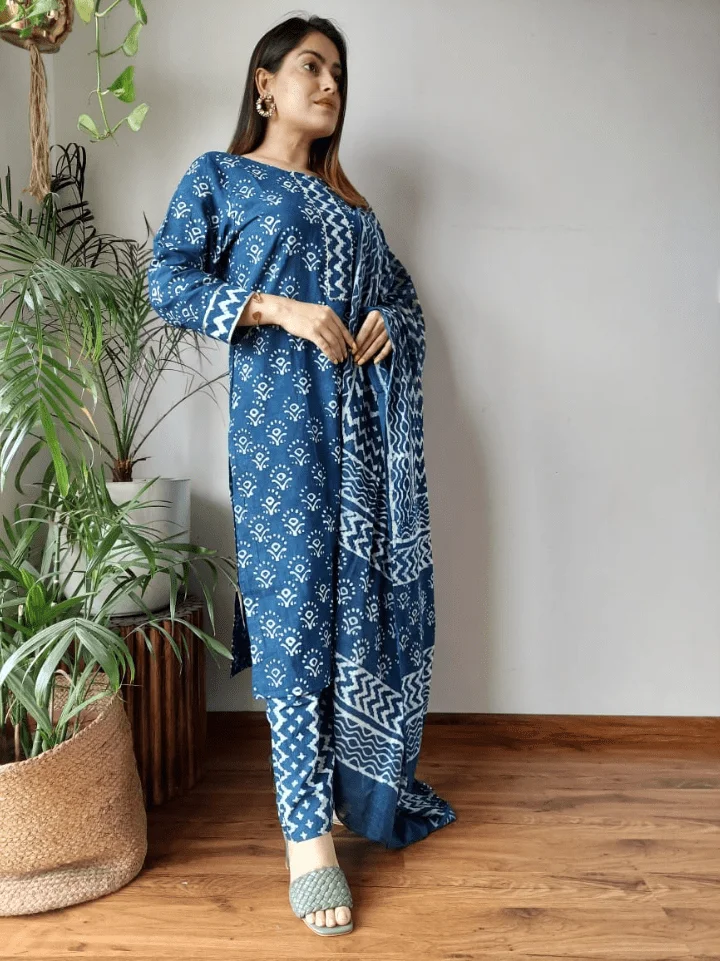 Cotton Suits with Dupatta