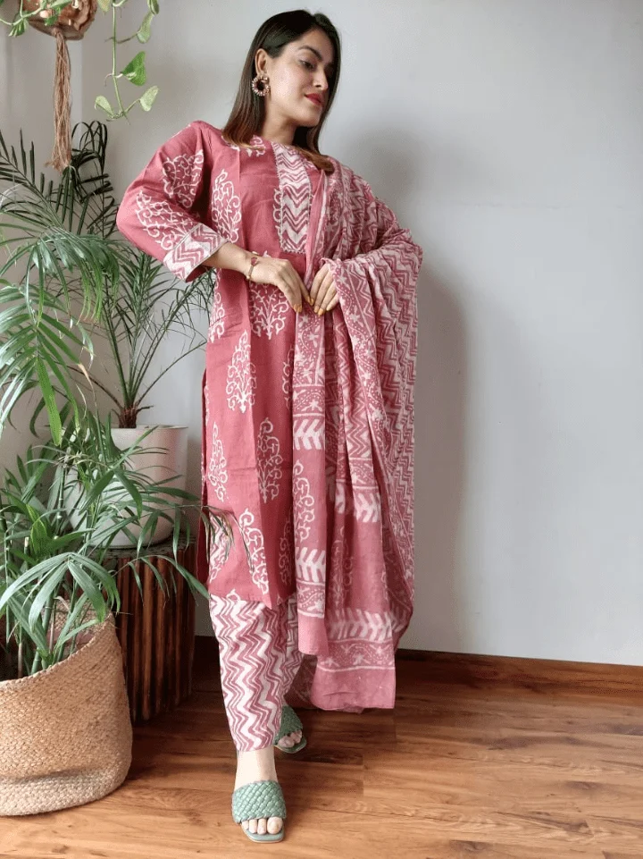 Cotton Suits with Dupatta