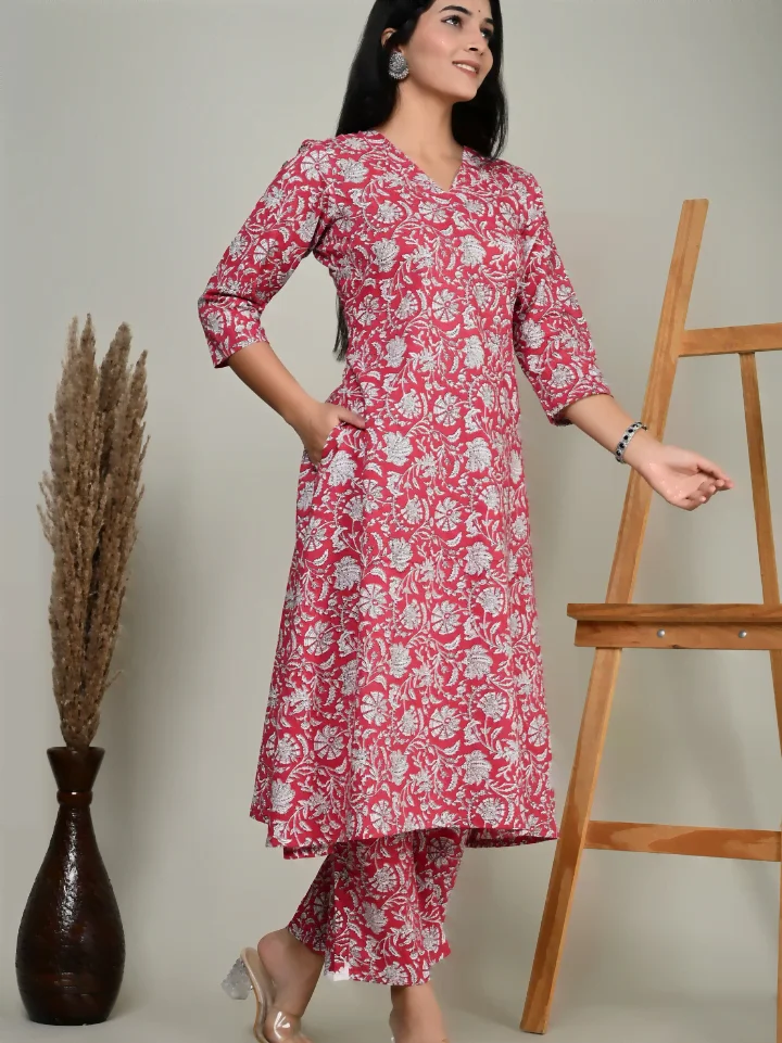 Cotton Kurti with Palazzo