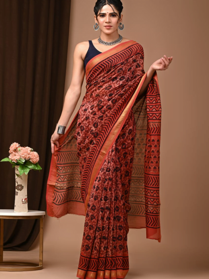 Maheshwari Silk Saree