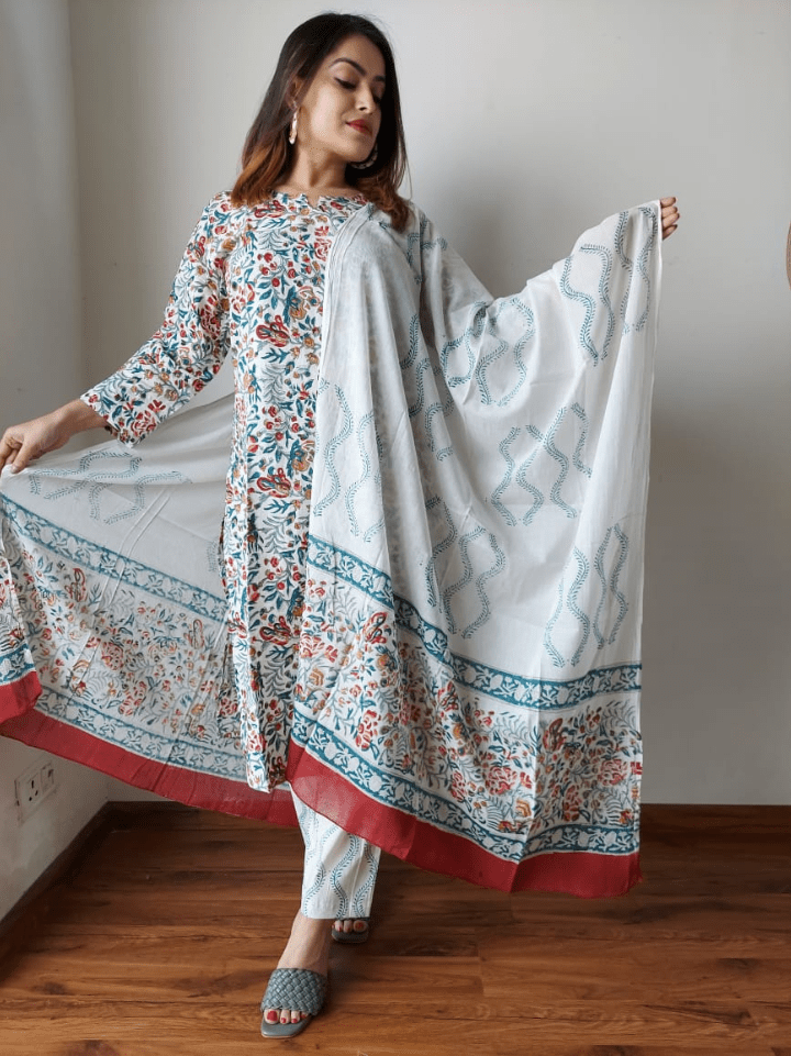 Cotton Suits with Dupatta