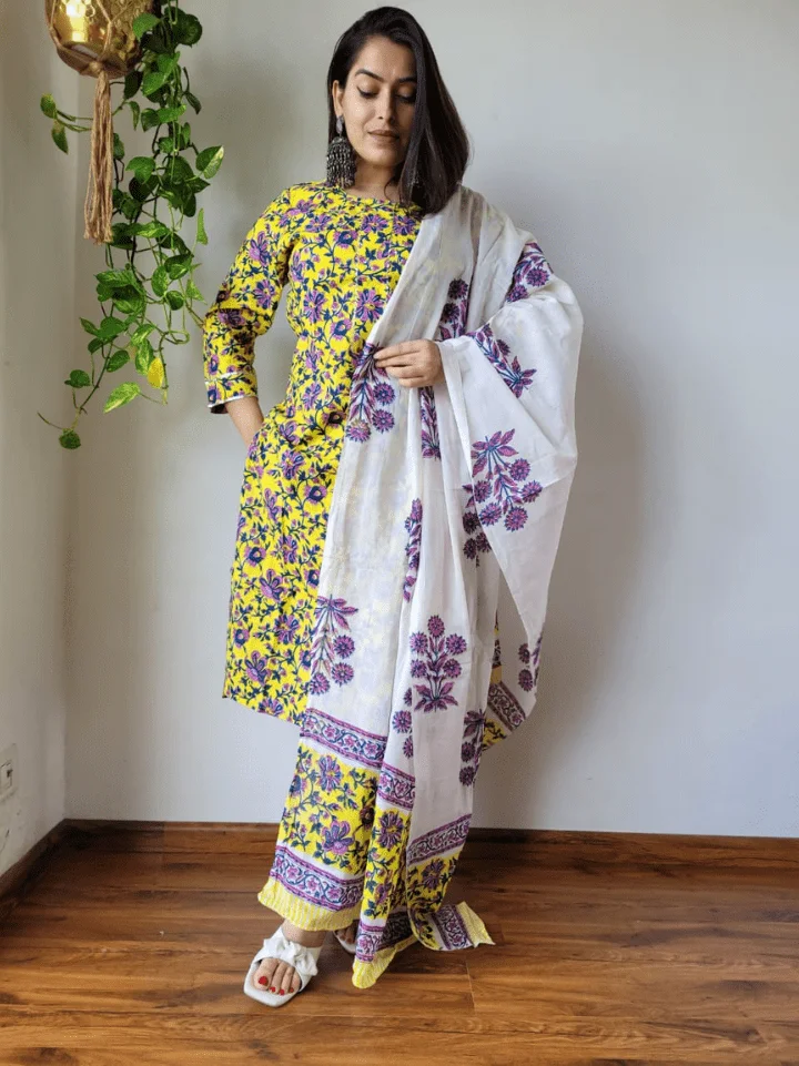 Cotton Suits with Dupatta