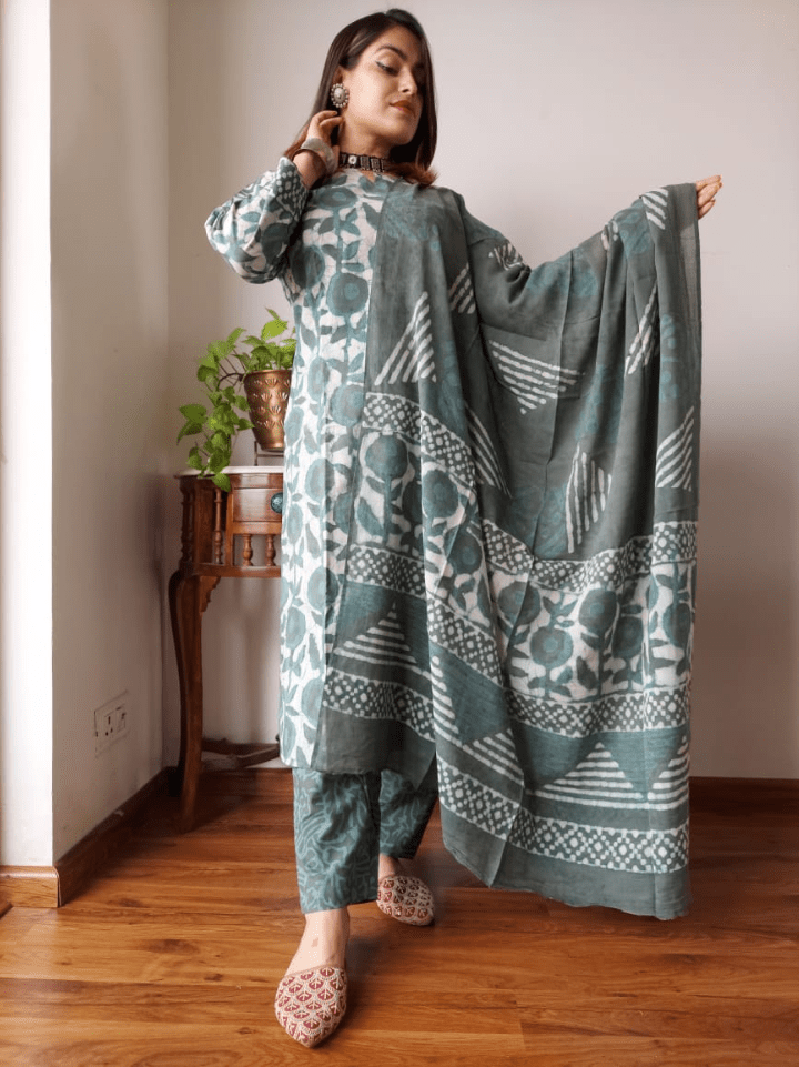 Cotton Suits with Dupatta