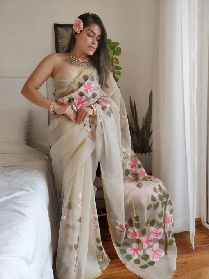 Organza Saree