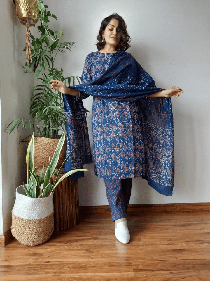 Cotton Suits with Dupatta