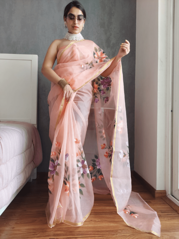 Organza Saree