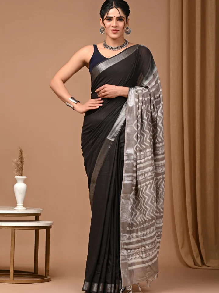 Linen Saree for Women