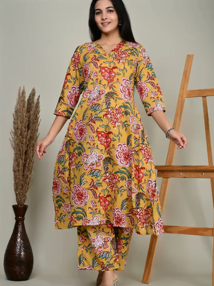 Cotton Kurti with Palazzo