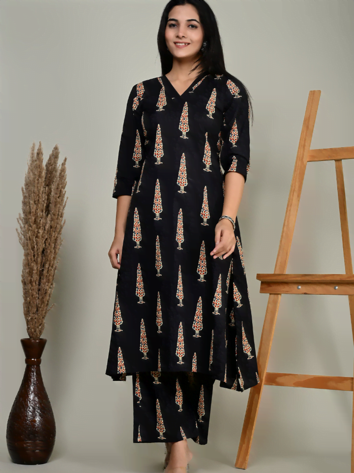 Cotton Kurti with Palazzo