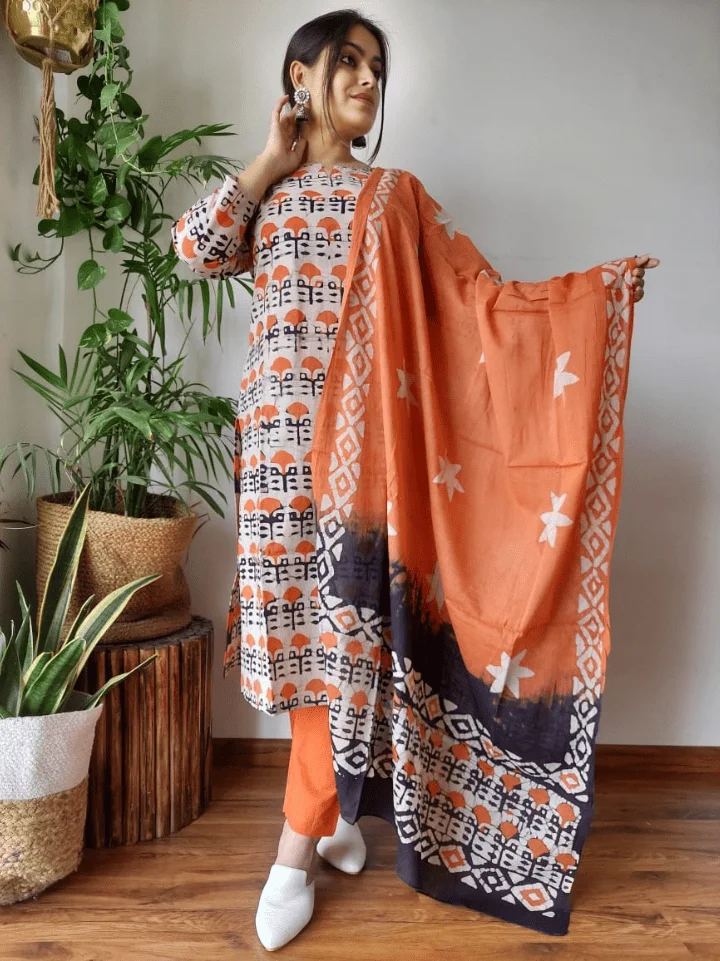 Cotton Suits with Dupatta