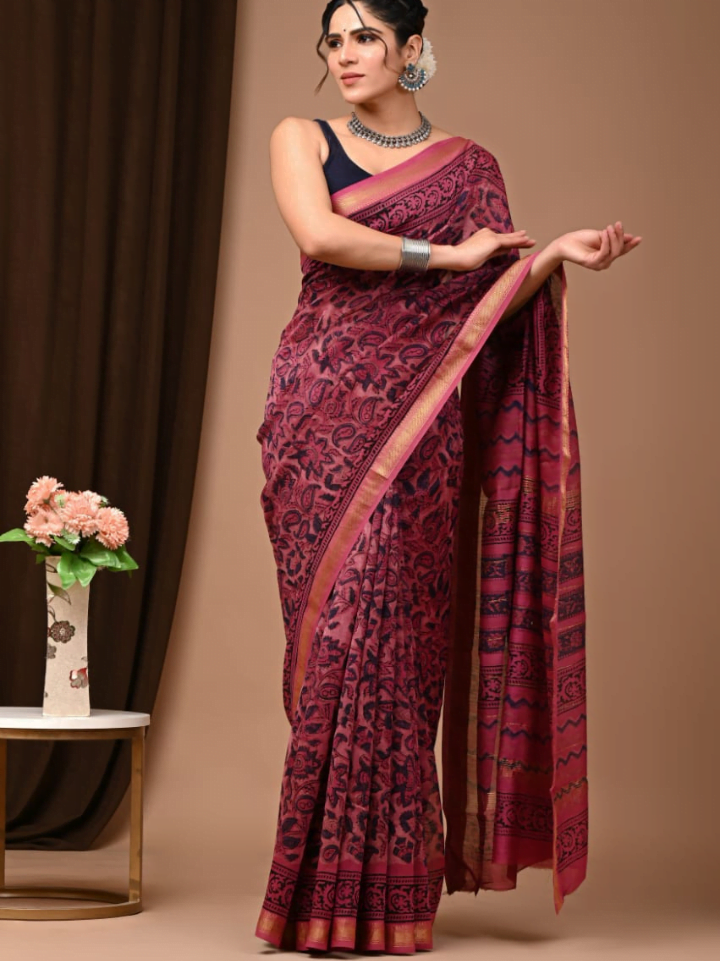 Maheshwari Silk Saree