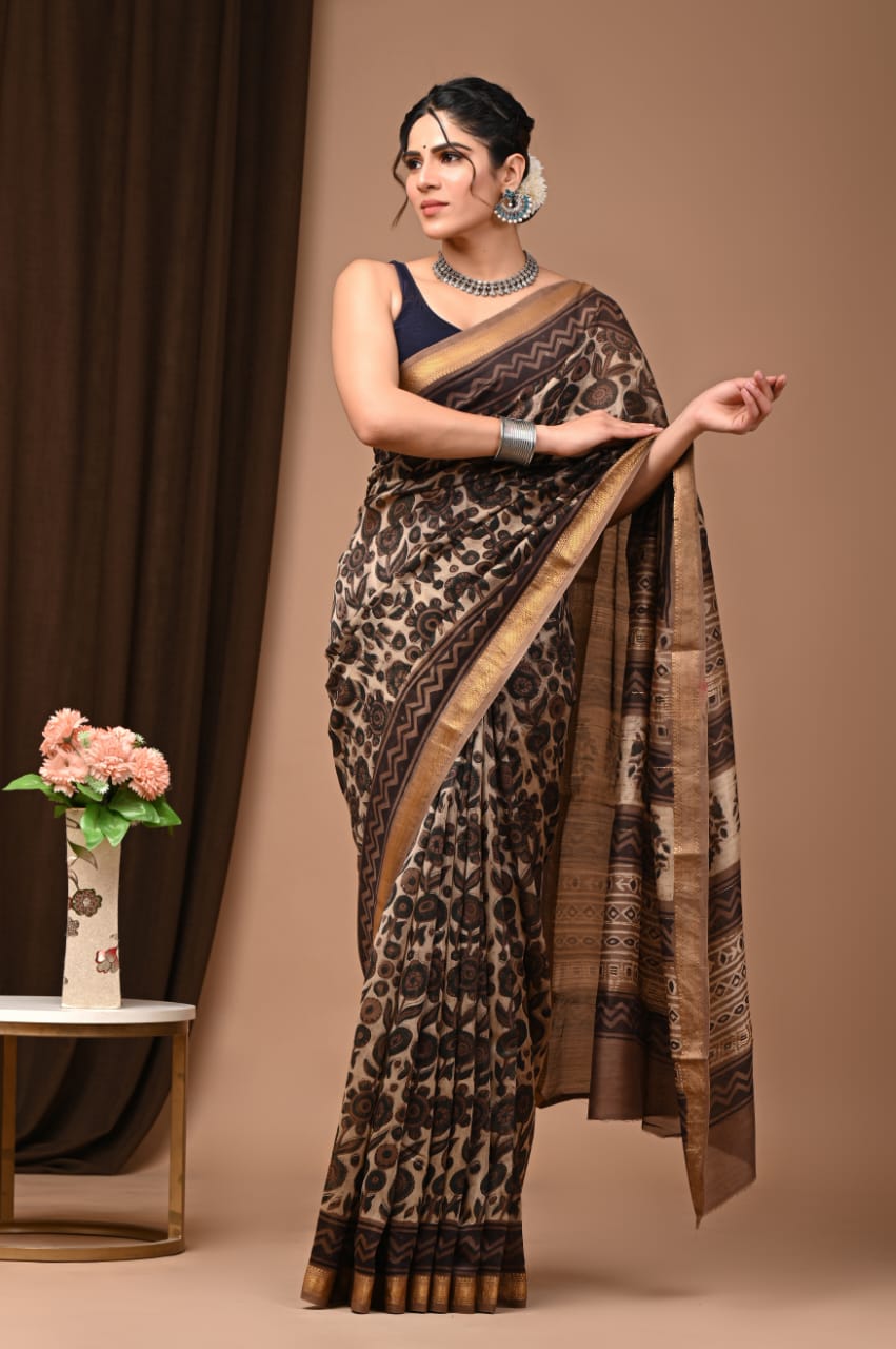 Maheshwari Silk Saree