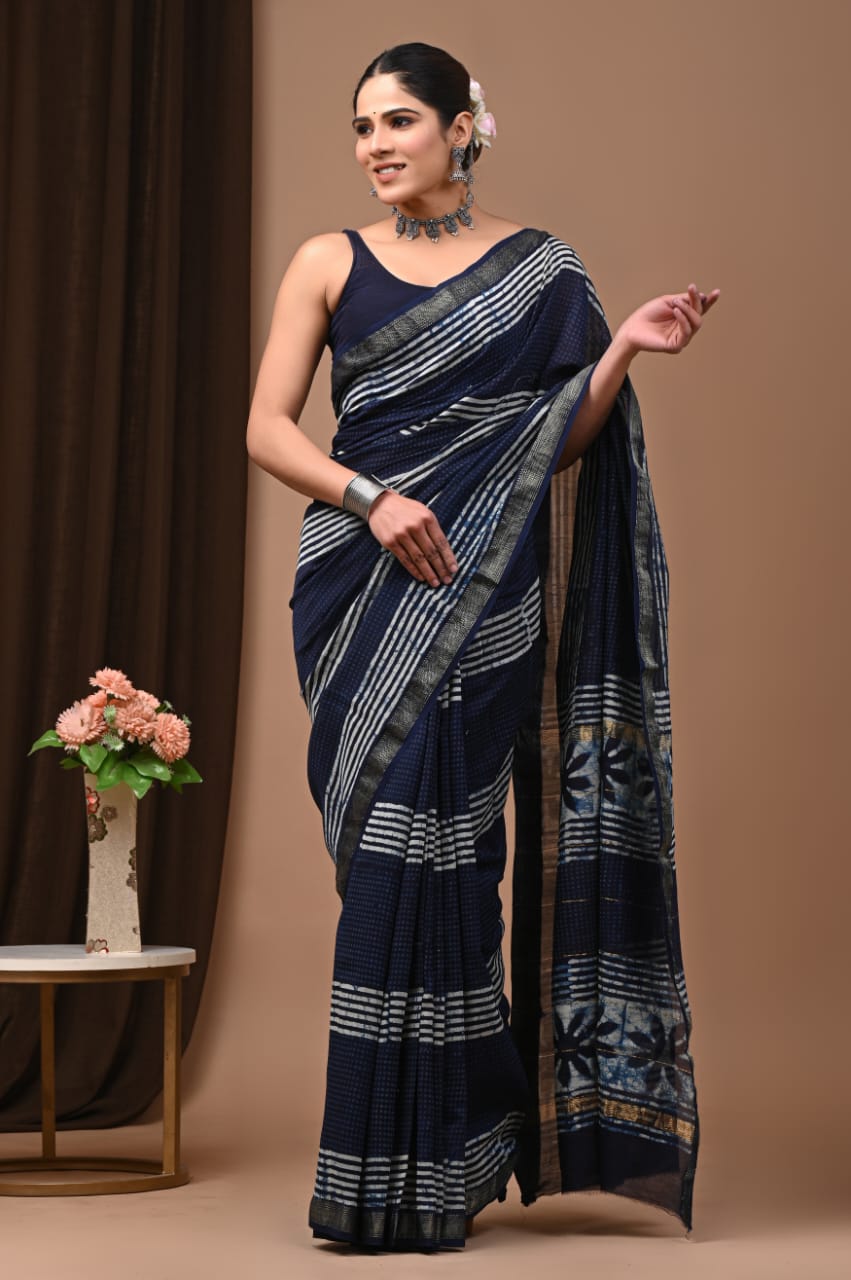 Maheshwari Silk Saree for Women