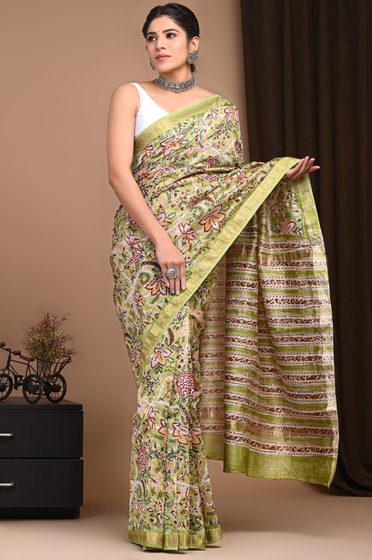 Maheshwari Silk Saree for Women