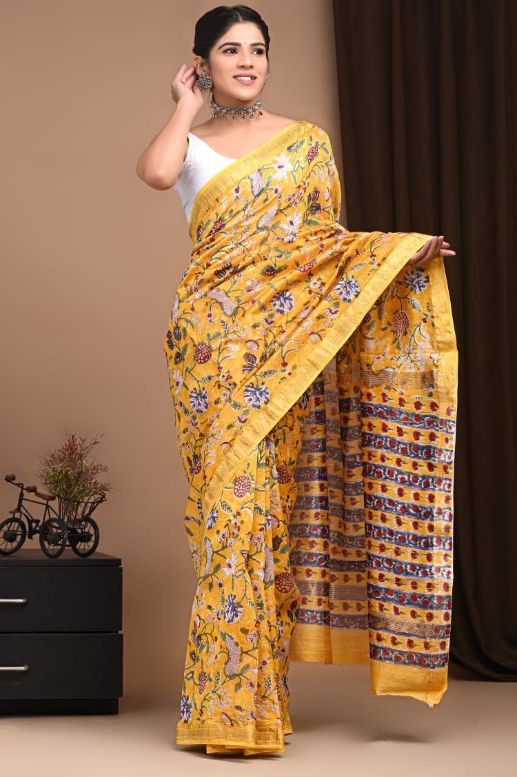 Maheshwari Silk Saree for Women