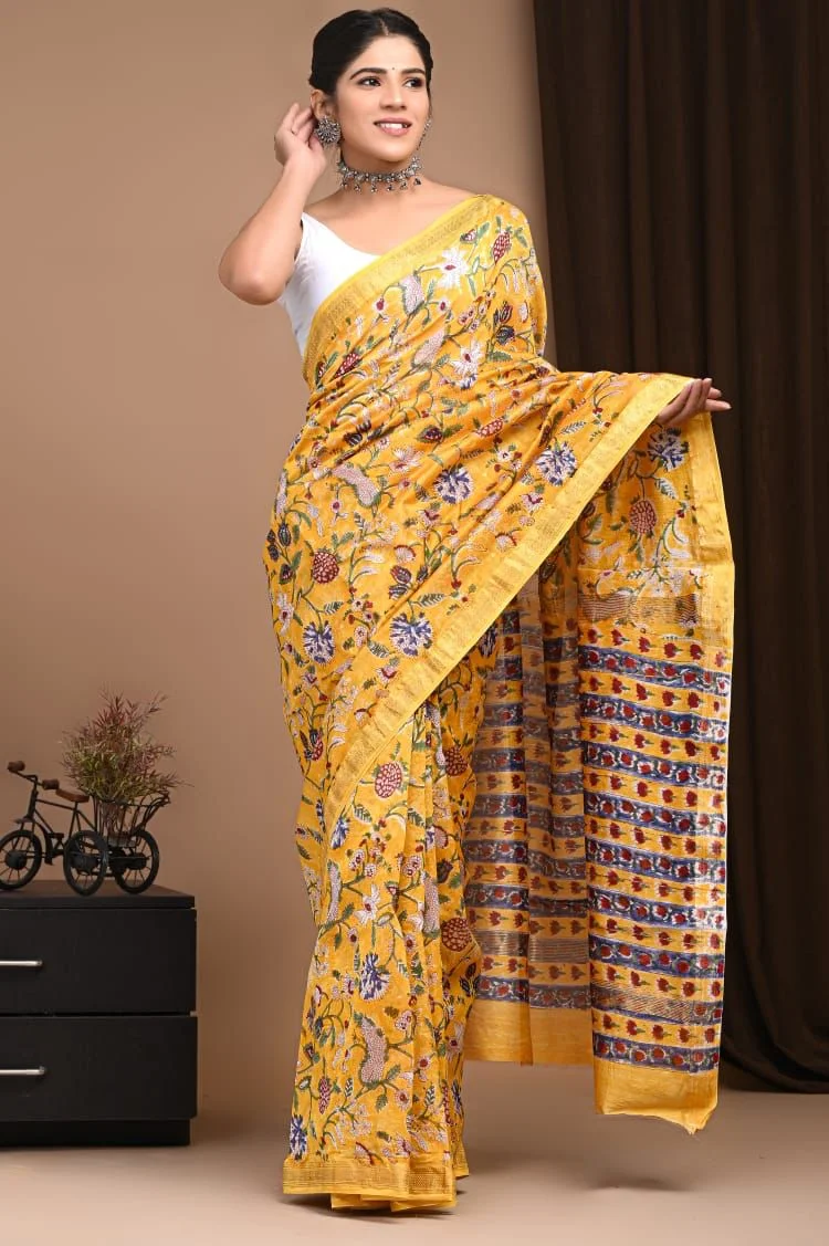 Maheshwari Silk Saree for Women