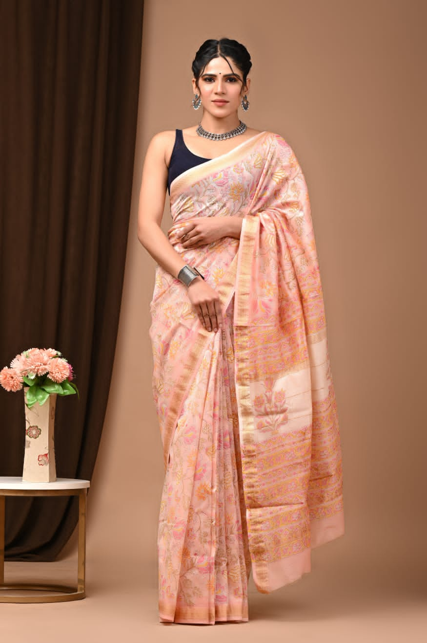 Maheshwari Silk Saree for Women