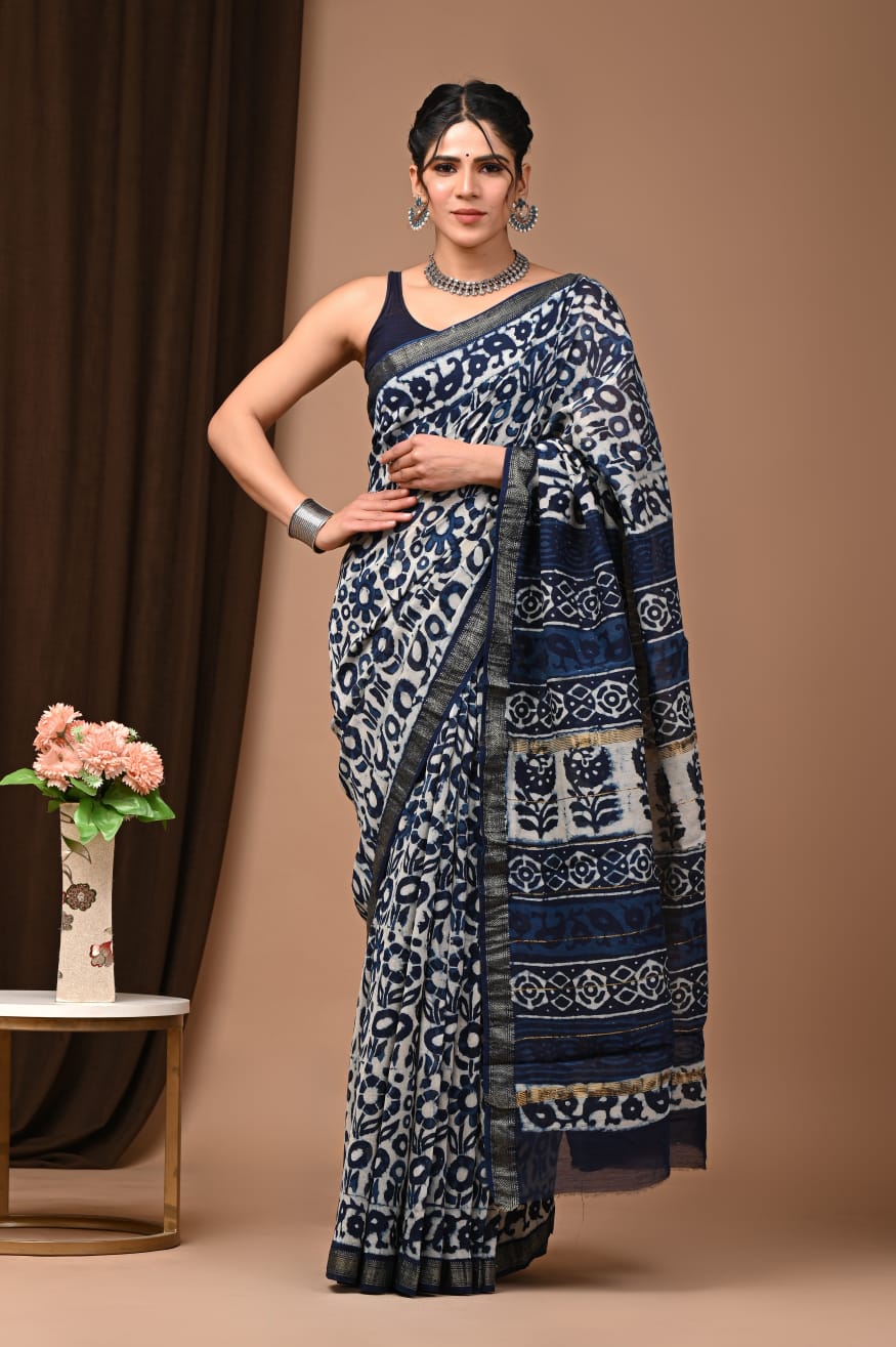 Maheshwari Silk Saree for Women