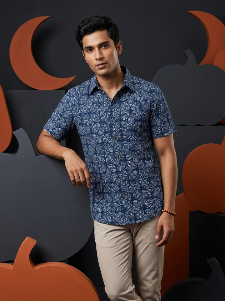 Half Sleeves Cotton Shirts for Men