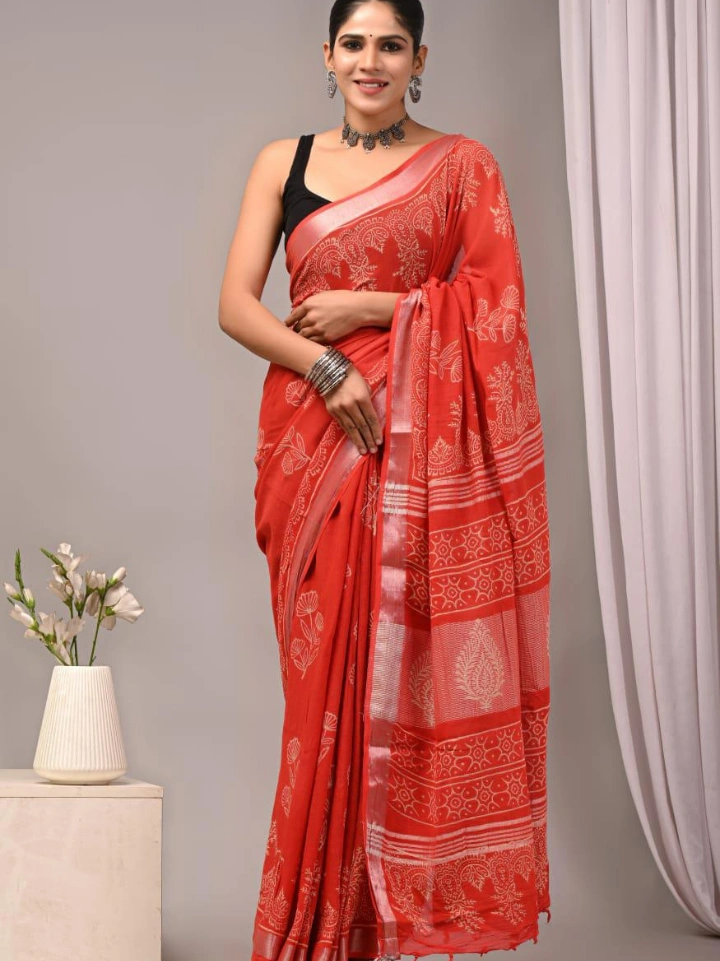Linen Saree for Women
