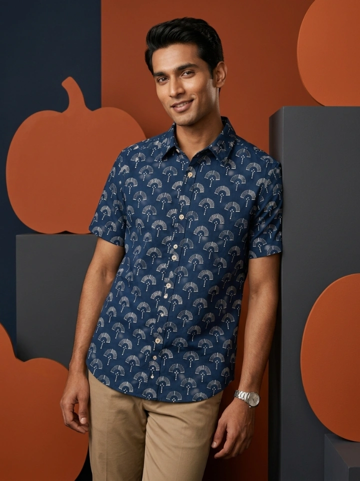 Half Sleeves Cotton Shirts for Men