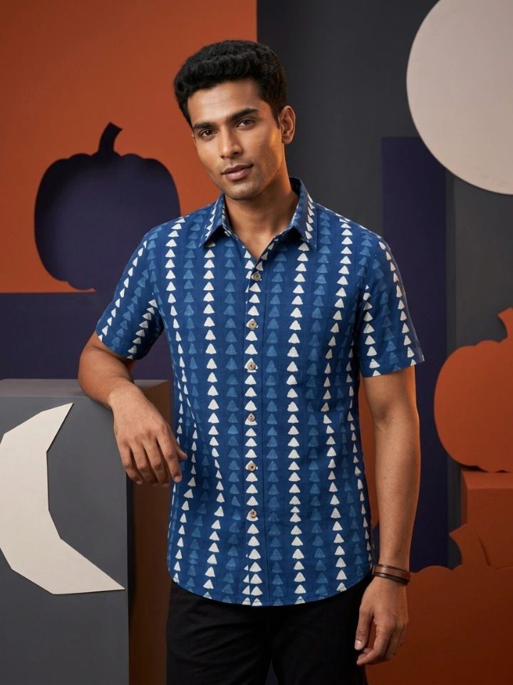 Half Sleeves Cotton Shirts for Men