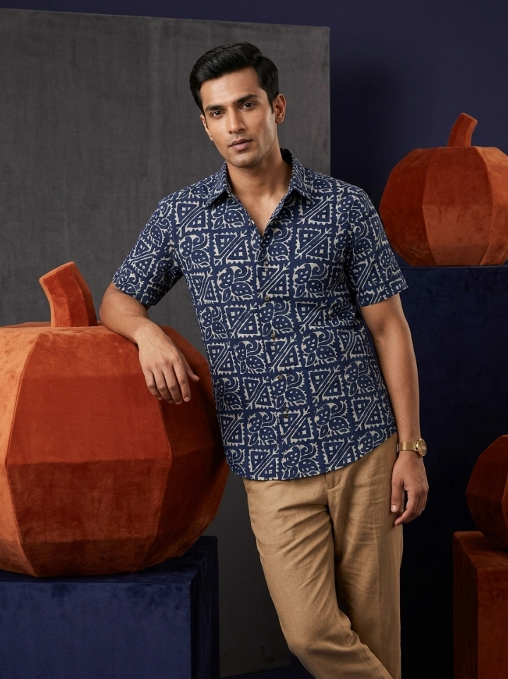 Half Sleeves Cotton Shirts for Men