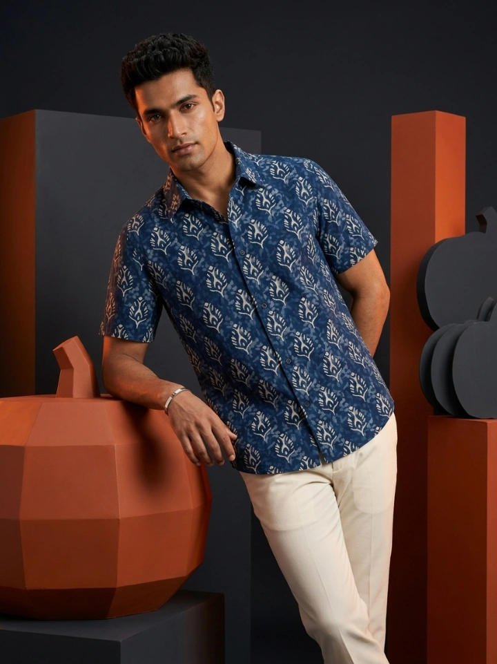 Half Sleeves Cotton Shirts for Men