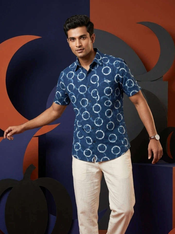 Half Sleeves Cotton Shirts for Men