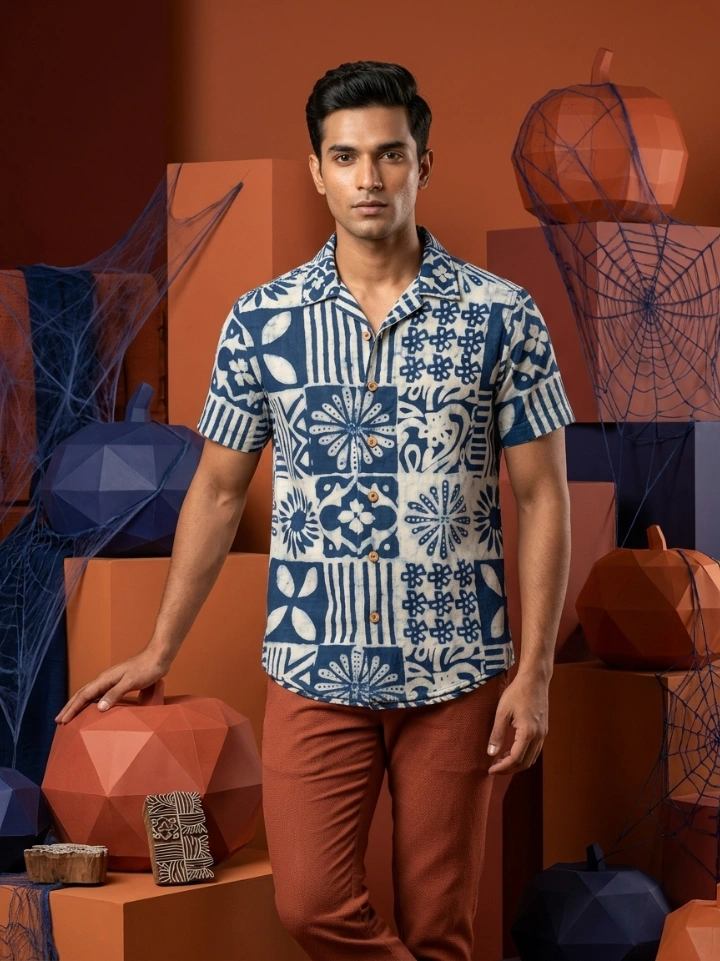 Half Sleeves Cotton Shirts for Men