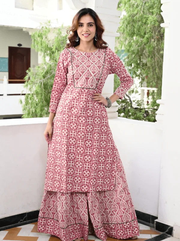 Designer Long Kurta & Skirt without Dupatta