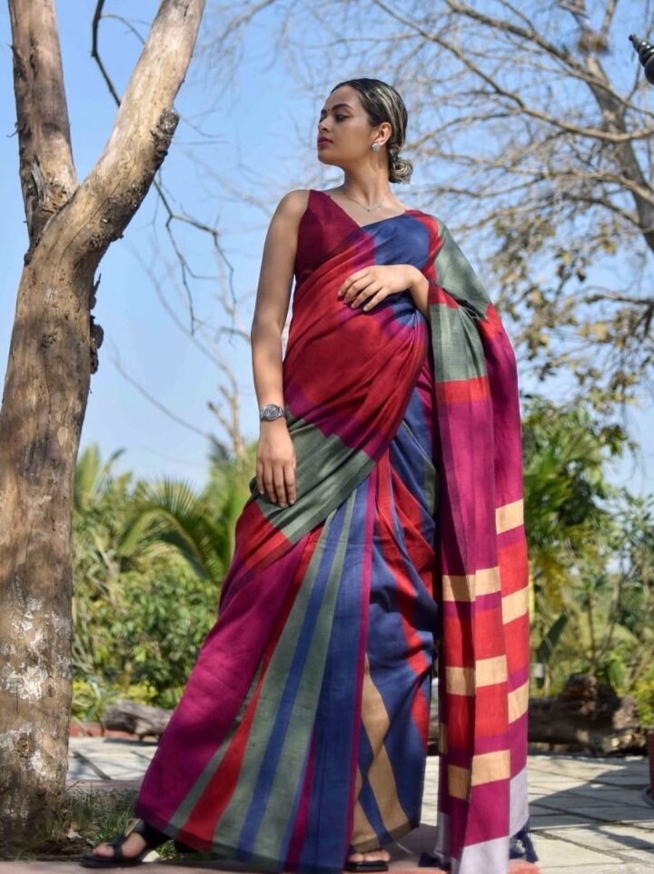 Khadi Cotton Saree For Women