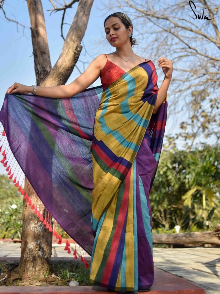 Khadi Cotton Saree For Women