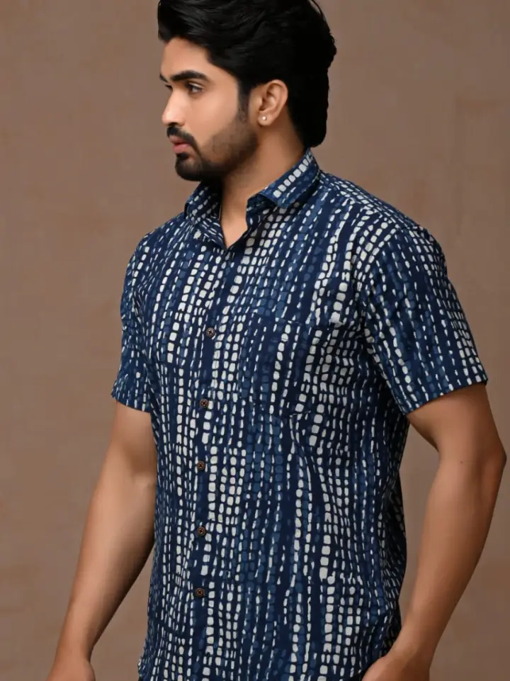 Half Sleeves Cotton Shirts for Men