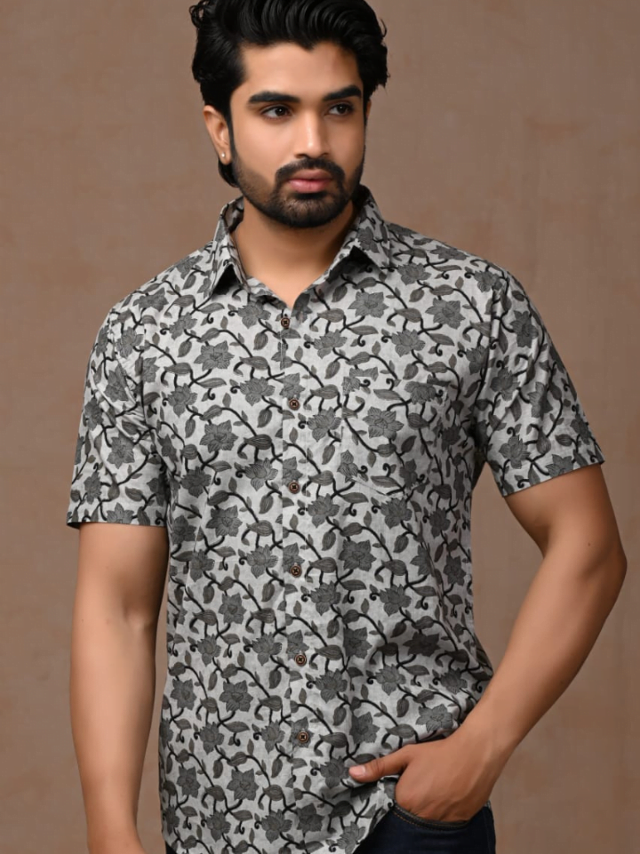 Half Sleeves Cotton Shirts for Men