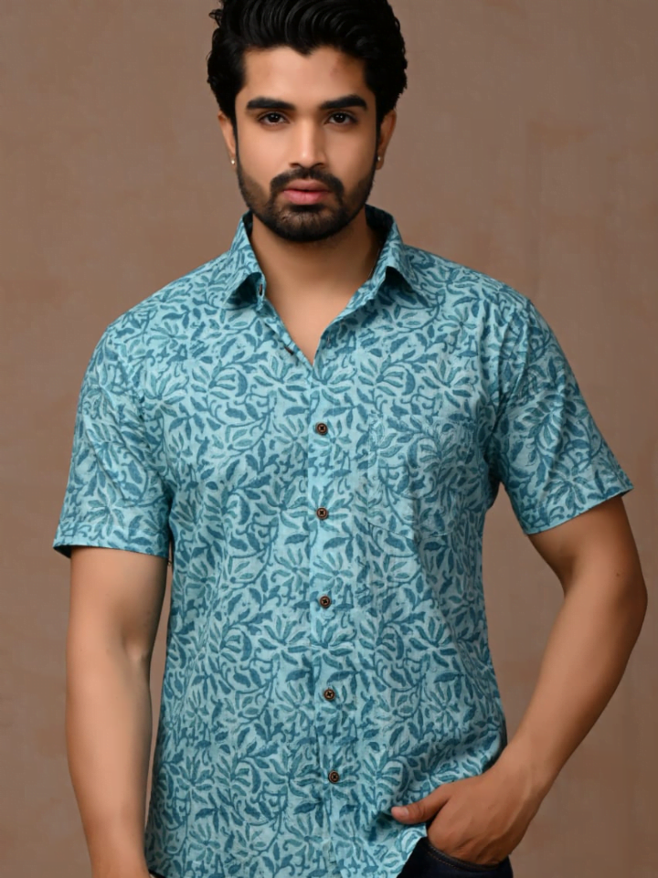 Half Sleeves Cotton Shirts for Men